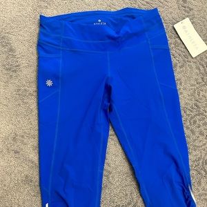 NWT Blue Athleta Dobby Be Free Knicker Size Small